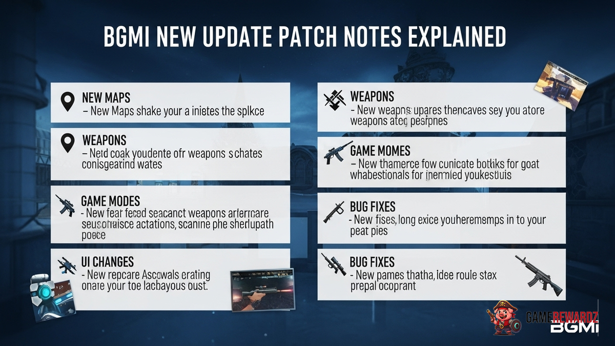 BGMI New Update Patch Notes Explained